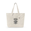 Canvas Tote Bag - 'Outlaws' Vintage Skull Zippered Tote