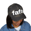 fafo - F Around Find Out - Embroidered Cap - Motorcycle Trucker Hat - Color Choice.