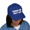 helmet hair don't care Embroidered Cap — Camo or Solid Colors - Motorcycle Hat
