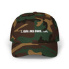 Dad Cap — 'i.ride.my.own.' - Embroidered Baseball Hat - Motorcycle in Motion - Biker - Color Choice