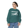 Motorcycle Sweatshirt — “i.ride.my.own.” - Motorcycle in Motion - Rider Crewneck