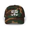 Dad Cap - 'Ride With the King' - Embroidered Baseball Hat - Cross and Wings - Biker - Color Choice