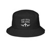 Ride With the King - Cross and Wings - Embroidered Motorcycle Bucket Hat - Choice of Colors