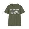 Gas. Grit. Gone. Motorcycle T-Shirt - White Edition - Biker Vintage Ride Tee