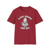 Cluck Around and Find Out - CAFO FAFO - Motorcycle T-Shirt - Rooster Skull - Biker Ride Tee
