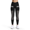 Skull & Motorcycle Women’s Luxe Leggings - Gothic Biker Yoga Pants