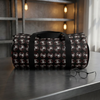 Skull Patch Duffel Bag – Badass Biker Embroidered Look - 2 Sizes - Gothic Travel & Gym Overnight Bag