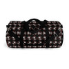 Skull Patch Duffel Bag – Badass Biker Embroidered Look - 2 Sizes - Gothic Travel & Gym Overnight Bag