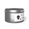Tin Candle - 'Smells Like Bad Decisions' Scented Tin Candle with Skull Design