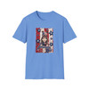 T-Shirt - America 250 - Patchwork Pit Bull Dog - Biker Ride Tee