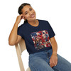 T-Shirt - America 250 Ride - Patchwork Doll and Motorcycle - Biker Ride Tee
