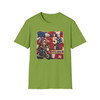 T-Shirt - America 250 Ride - Patchwork Doll and Motorcycle - Biker Ride Tee
