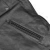 Leather Motorcycle Jacket - Men's - Dark Rebel - Up To 5XL - Gun Pockets - RAWCOPE-RC