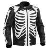 Leather Motorcycle Jacket - Men's - Skull Sprint - Up To 6XL - Gun Pockets - DEADBONE-RC