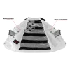 Leather Motorcycle Vest - Men's - Star-Dusted - Up To 6XL - USA Flag - Gun Pockets - PATRIOTS-PATH-RC