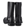 Motorcycle Boots - Men's Harness - Black - Side Zip - BTM8006-DL