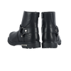Motorcycle Boots - Men's Low Harness - Black - Side Zip - Average Width - BTM8010-DL