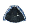 Flannel Motorcycle Shirt - Men's - Armored - Alpha Check - Gun Pockets - Up To Size 5XL - Blue White Maroon Plaid - RC4673-RC