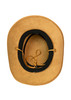 Cowboy Hat - Men's - Camel Leather - Outback - Brass Concho - HAT28-CAMEL-DL