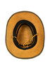 Cowboy Hat - Men's - Crackle Finish - Leather - Outback - Brass Concho - HAT27-DL