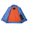 Blue Denim Motorcycle Vest - Men's - Up To 6XL - Thunder Jack - RM979BU-RC