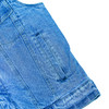 Blue Denim Motorcycle Vest - Men's - Up To 6XL - Thunder Jack - RM979BU-RC