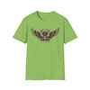 T-Shirt - 'Live Hard Ride Free' - Skull Wings - Motorcycle - Biker Ride Tee - Choice of Colors