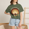 Garment-Dyed T-shirt - Comfort Colors 1717 - 'Take the Scenic Route' - Motorcycle Sunset - Choice of Colors