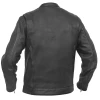 Leather Motorcycle Jacket - Men's - Up To 6XL - 8-Pocket System - Victor - RC787-RC