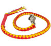 Get Back Whip - 42 Inches -  Yellow and Red Leather - GBW15-11-DL