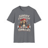 Sorry I'm Grouchy, I'm in My Terrible 60s - Skeleton Biker T-Shirt