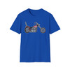 American Flag Motorcycle T-Shirt - Stars & Stripes Chopper Tee