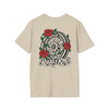 'Rosas y Rines' - Roses and Wheels - T-Shirt - Motorcycle Tee - Color Choice