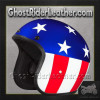 DOT Motorcycle Helmet - Captain America - Open Face - Daytona - DC6-CA-DH