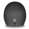 DOT Motorcycle Helmet - Dull or Gloss Black - Open Face - 3/4 - DC1-DH