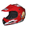 DOT Kids ATV Helmet - Dirt Bike - Snow Machine - Back Off - Color Choice - DOTATVKIDSBACKOFF-HI. Yosemite Sam Motocross Helmet for Youth.