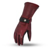 Men's Leather Gauntlet Gloves With Touch Tech Fingers - Choice Of Colors - SKU FI216-FM