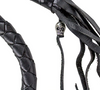 Get Back Whip - Black Leather - 42 Inches Long - Motorcycle Accessories - GBW1-11-DL