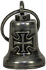 Iron Cross - Gun Metal Motorcycle Guardian Ride Bell - BL26-GM-DL