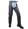 Leather Assless Chaps - Braid Design - Men or Women - C4326-04-DL