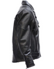 Mens Braided Pistol Pete Premium Leather Motorcycle Jacket - SKU MJ708-DL