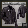 Leather Motorcycle Jacket - Men's - Patchwork - Average Sizes - GFMOTS-2X-BN