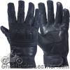 Mens Hard Knuckle Premium Leather Motorcycle Racing Gloves - SKU GLZ84-DL