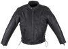 Leather Motorcycle Jacket - Men's - Racer - Gun Pockets - MJ711-DL