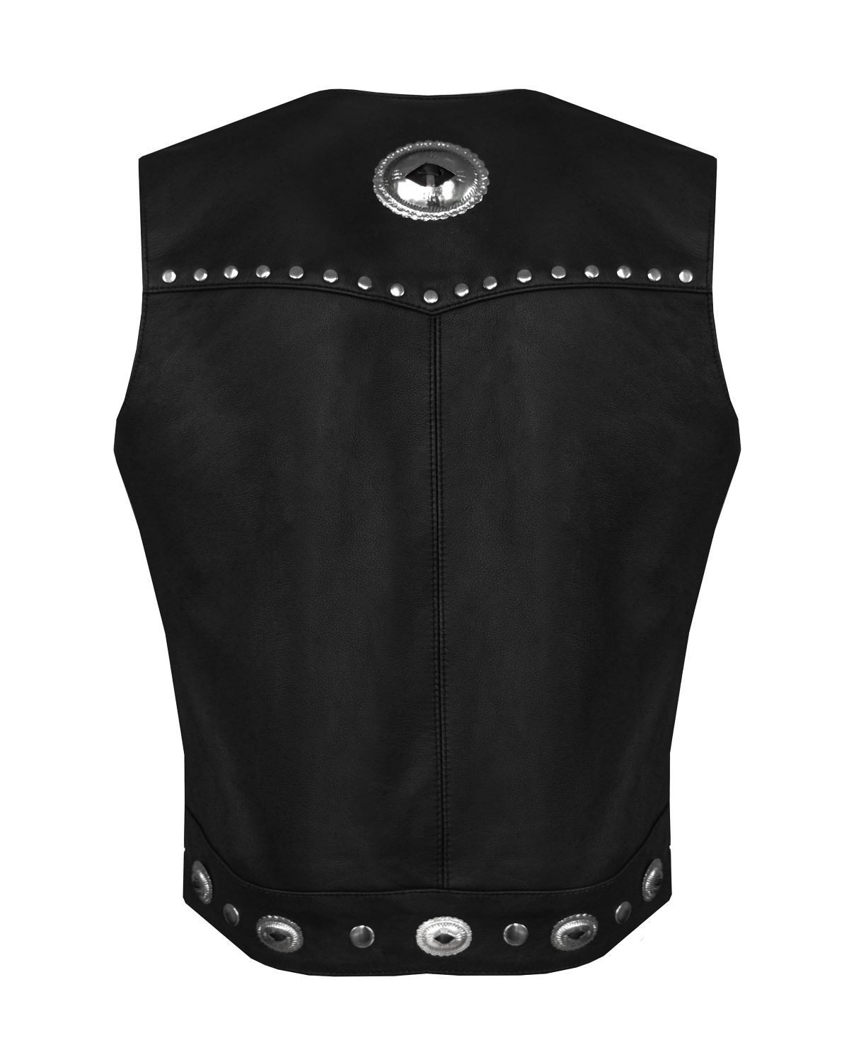 Women's Leather Motorcycle Vests Biker Vests for Ladies