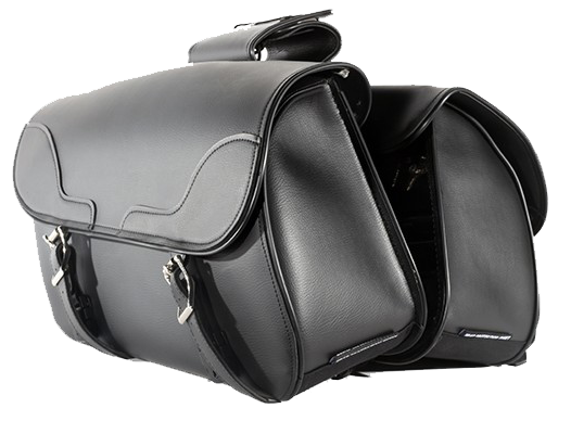 Saddlebags PVC Slanted Motorcycle Luggage SD4089NSPVDL