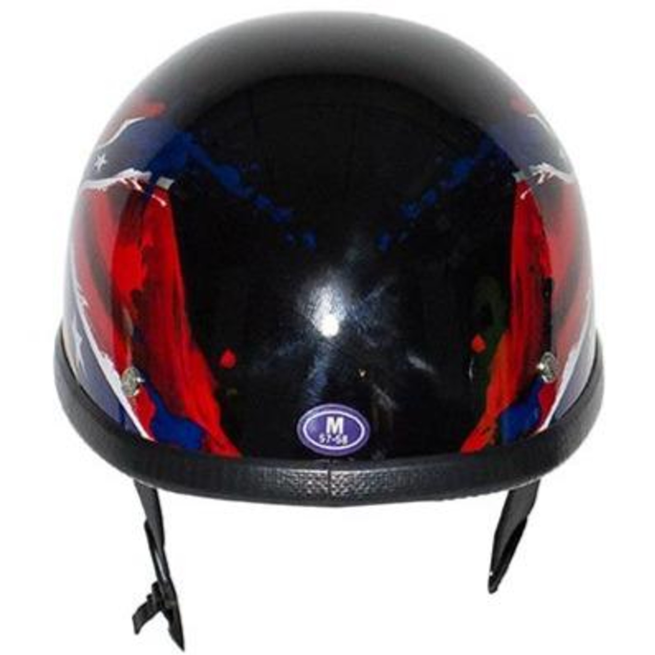 Rebel Flag / Confederate Flag Novelty Motorcycle Helmet - SKU GRL-H401