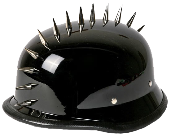 Novelty Motorcycle Helmet - Spiked 