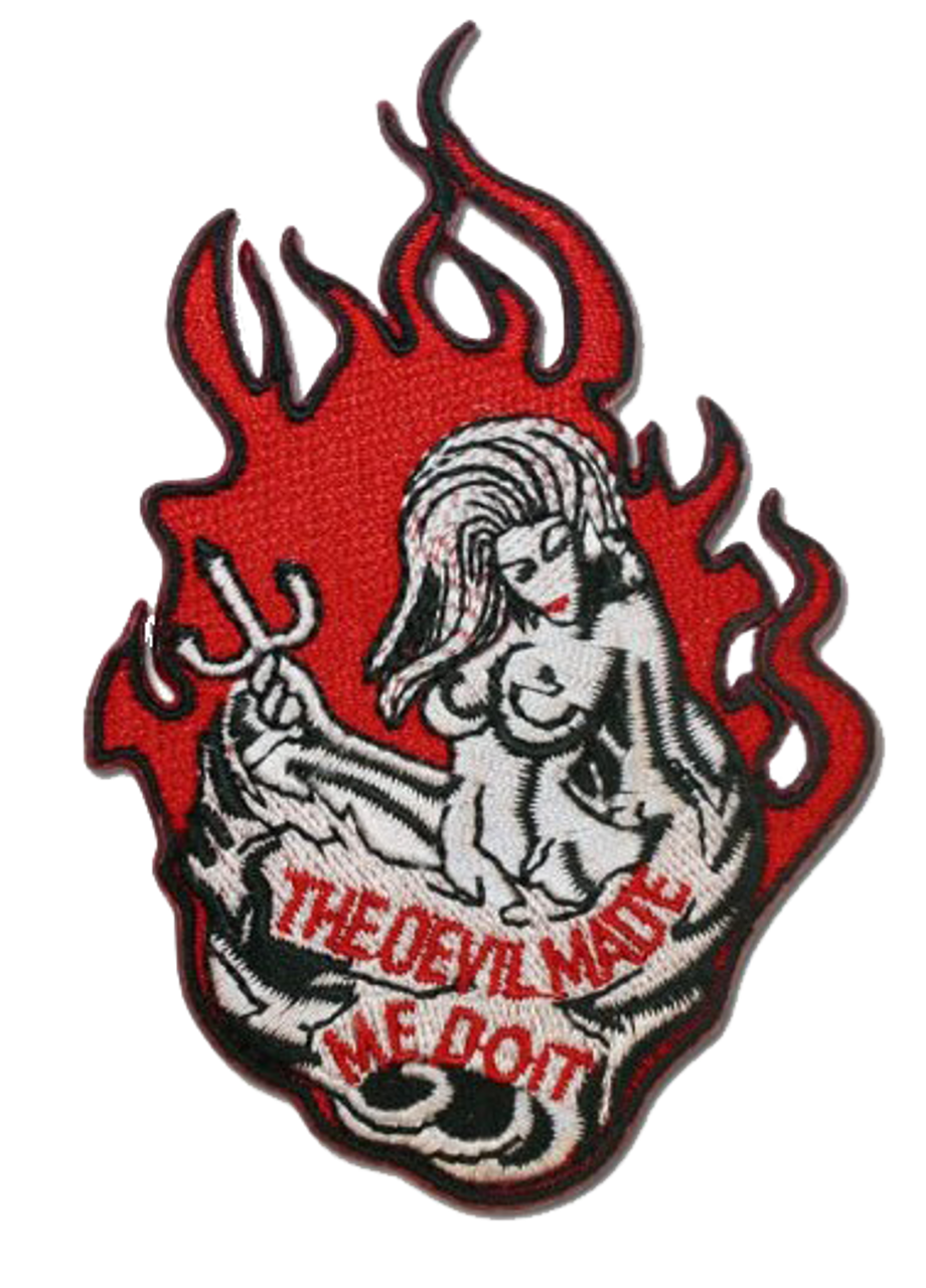 Vest Patches - Two Ride Me and Devil Made Me Do It - PAT-D560-D669-DL