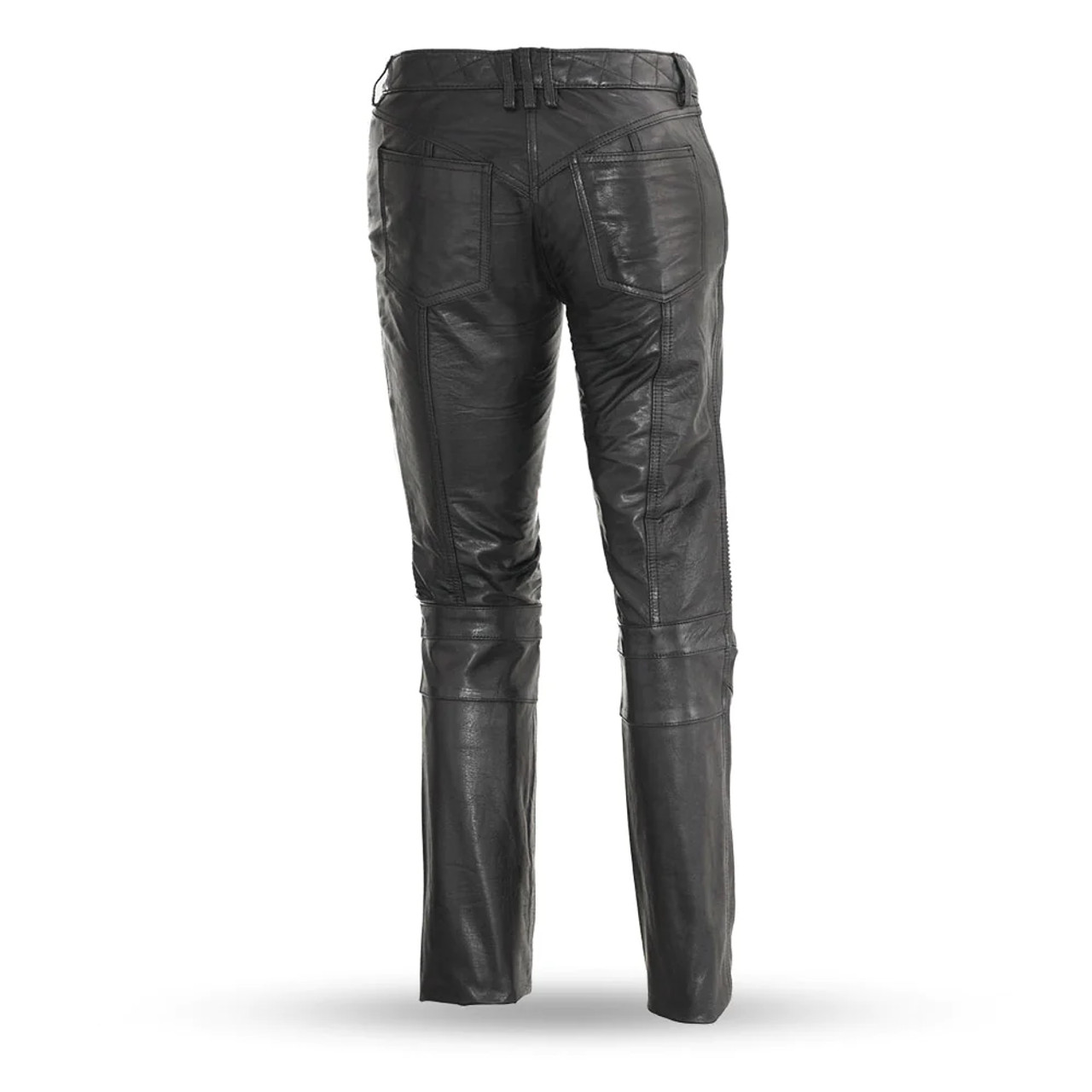 Unik Heavy Buffalo Women's Motorcycle Leather Pants #LP375K